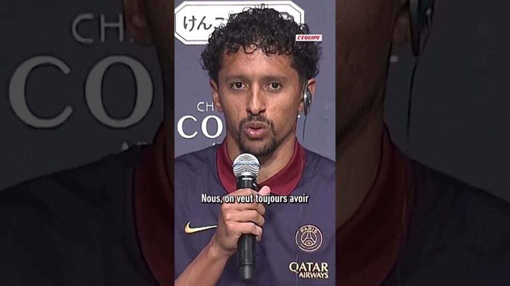 Marquinhos espère le retour de Mbappé dans le groupe #mbappe #football #shorts
