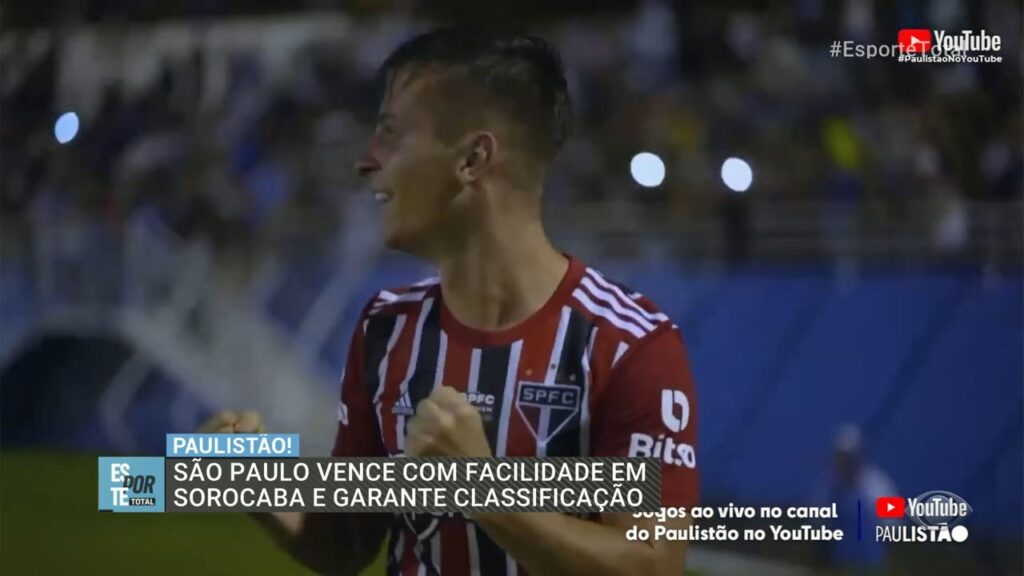 São Paulo vence o São Bento e garante classificação no Paulistão