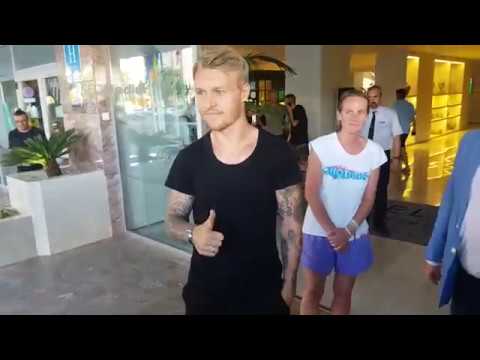 Llegada Simon Kjaer. Sevilla FC