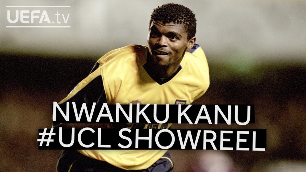NWANKO KANU shining for ARSENAL in the #UCL