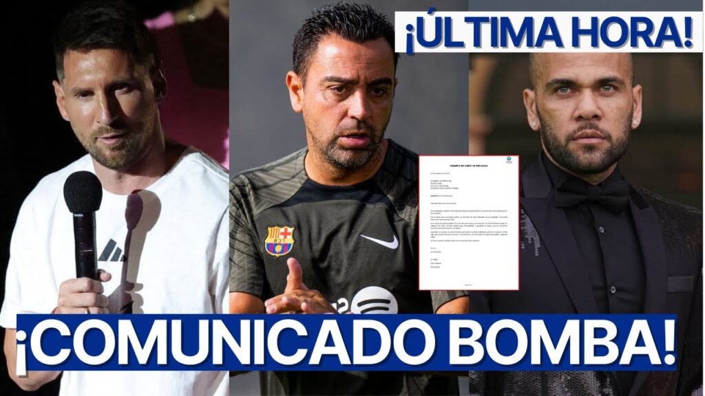 LIONEL MESSI Y XAVI HERNÁNDEZ se pronuncia TRÁS DECLARACIONES DE DANI ALVES y SENTENCIA DE CÁRC3L