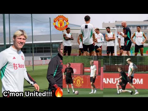 🔥Hojlund, Martial, Maguire, Casemiro, Mount, Rashford all in training for Man United vs wolves game