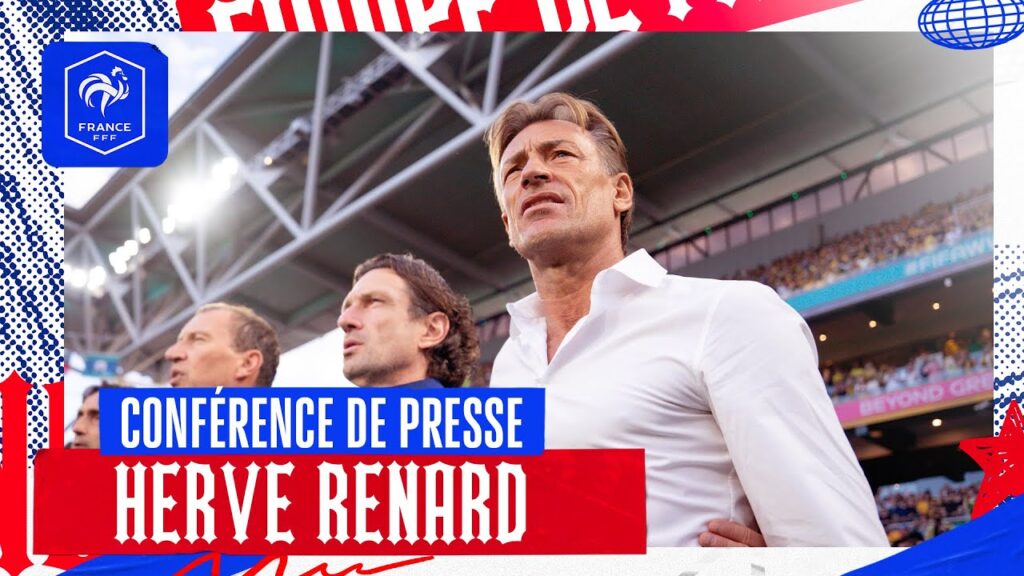 Hervé Renard en conférence de presse après Australie-France I FFF 2023