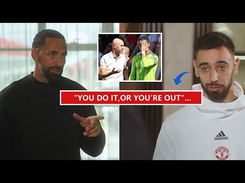 😬Bruno Fernandes Interview with Rio Ferdinand About Cristiano Ronaldo & Erik ten Hag!