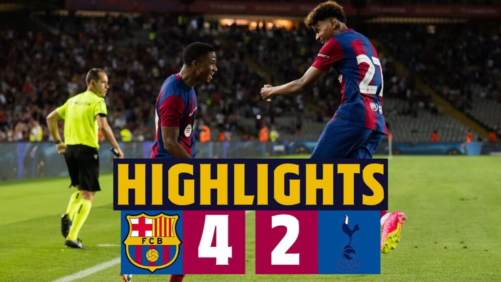 💥 HIGHLIGHTS I BARÇA 4-2 TOTTENHAM | GAMPER TROPHY💥 💥 HIGHLIGHTS I BARÇA 4-2 TOTTENHAM | GAMPER TROPHY💥