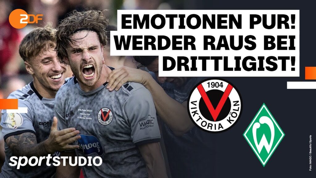 FC Viktoria Köln – SV Werder Bremen Highlights | DFB-Pokal 2023/24 | sportstudio