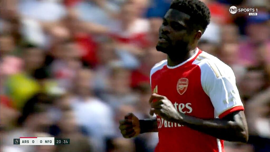 Thomas Partey is Everywhere on The Pitch vs Nottingham