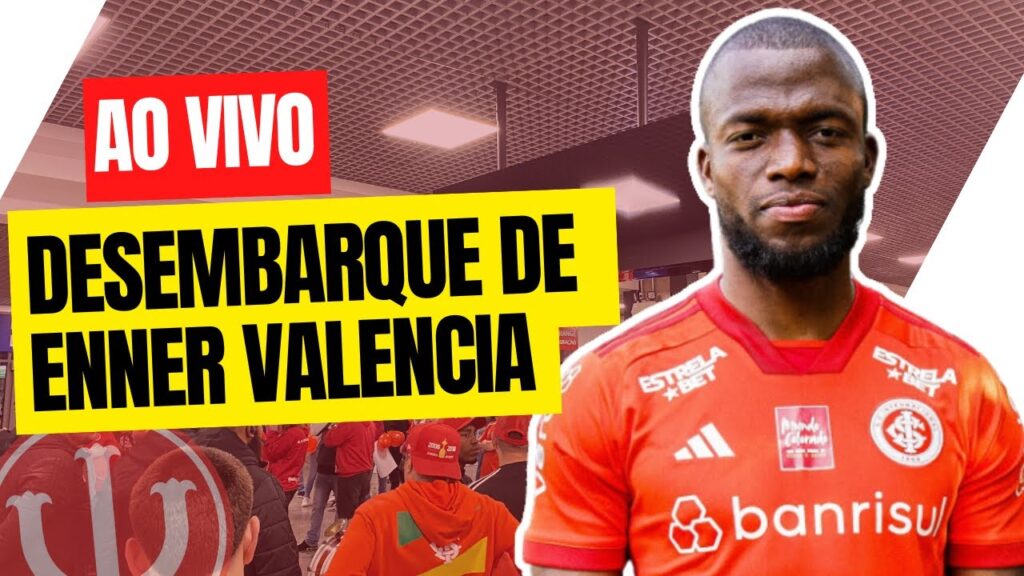 AO VIVO | DESEMBARQUE DE ENNER VALENCIA EM PORTO ALEGRE!