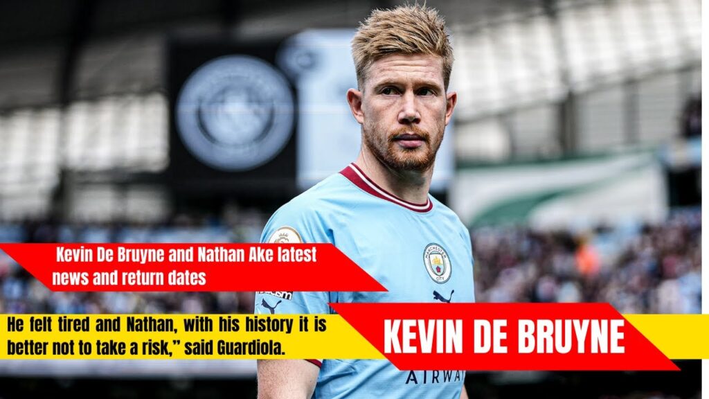 Kevin De Bruyne and Nathan Ake Injury Updates Latest News and Return Dates| Football News Today