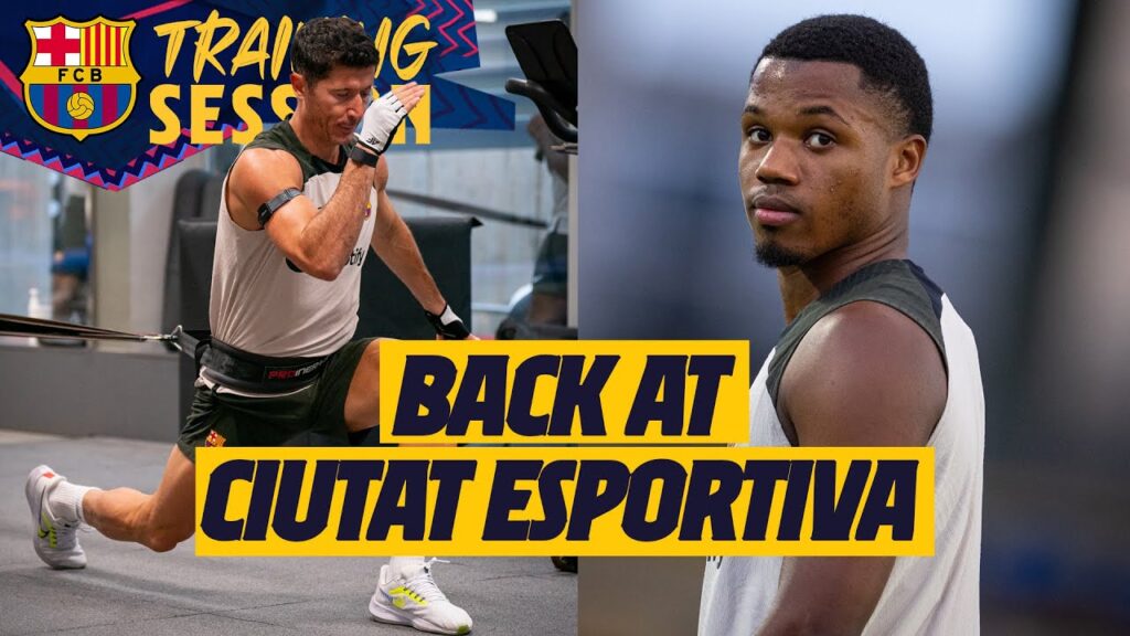 LEWANDOWSKI & ANSU SHOW OFF THEIR GOALSCORING SKILLS ⚽🚀