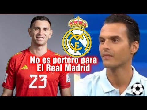Dibu Martínez al Real Madrid no es para un club Cómo  , Jugones La Sexta El Chiringuito de Jugones