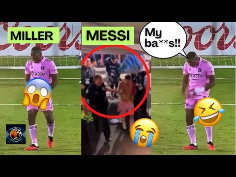 Crazy Dallas fans throwed banners to Messi | Kamal Miller doing ba**s celebration 🤣