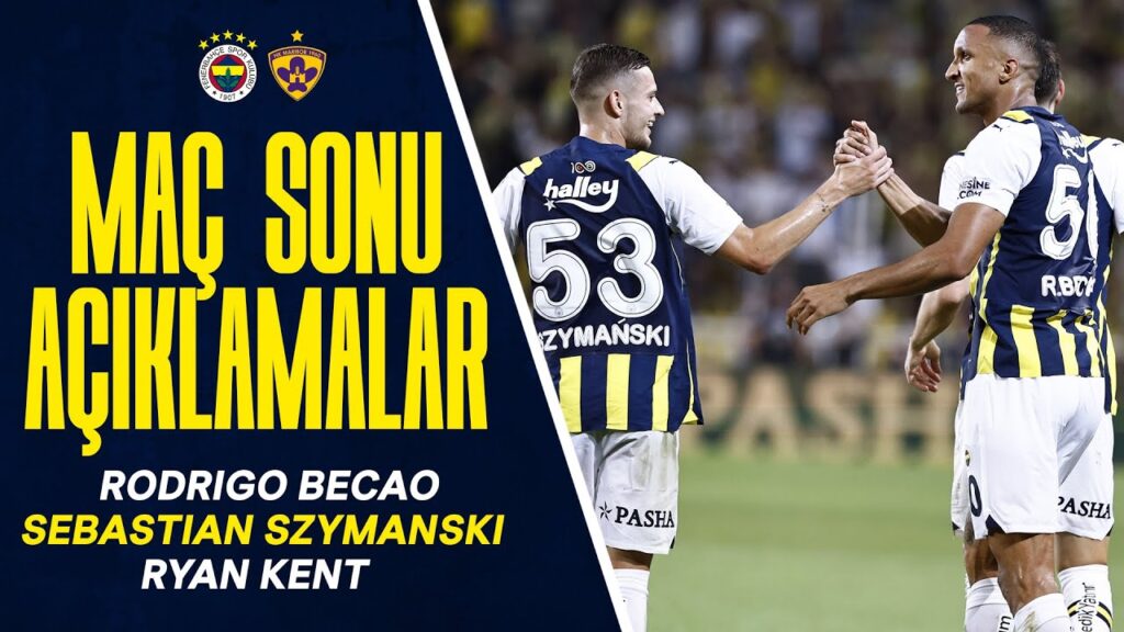 Oyuncularımız Rodrigo Becao, Sebastian Szymanski ve Ryan Kent'ten Maç Sonu Açıklamalar