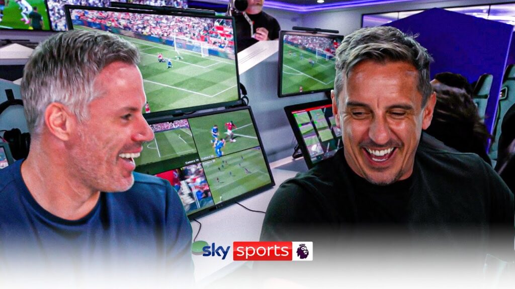 Carra and Nev take control of VAR! 🎥