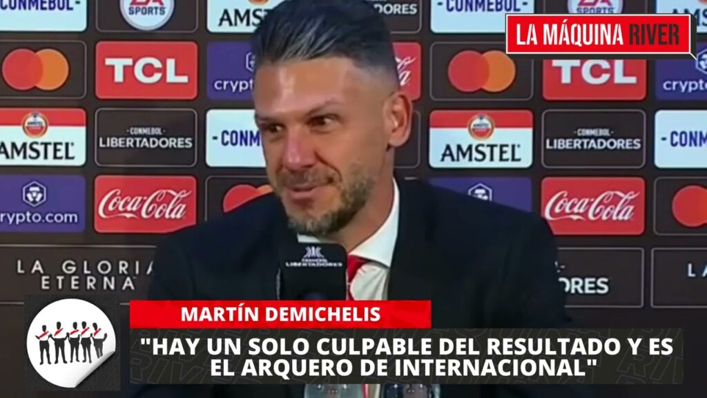 DEMICHELIS, MARAVILLADO POR ROCHET: "HAY UN SOLO CULPABLE DEL RESULTADO Y ES EL ARQUERO DE INTER"