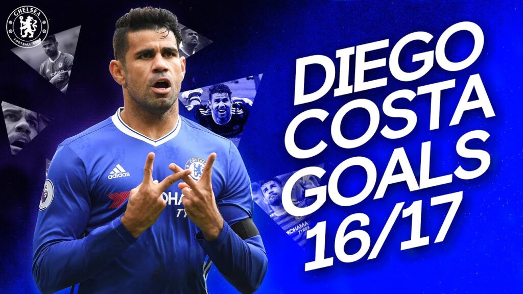 Diego Costa | All 20 Goals | 2016/17 Premier League Winning Season