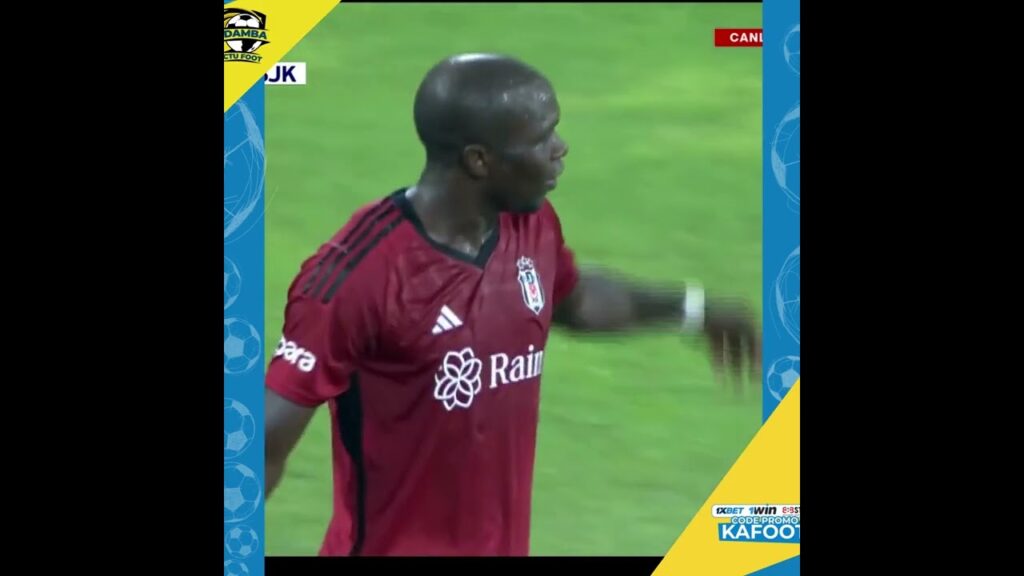 Vincent Aboubakar buteur au  tour préliminaire de Ligue EuropaConférence face à fc Neftci hier soir.
