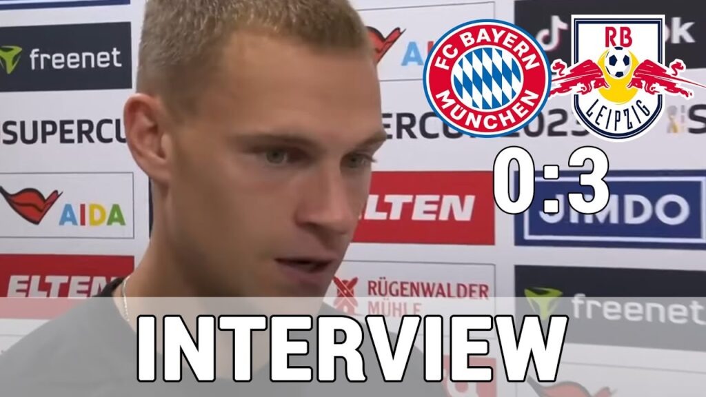 Joshua Kimmich: ,,Komplett Verschlafen!" im Interview | Supercup | FC Bayern 0:3 RB Leipzig