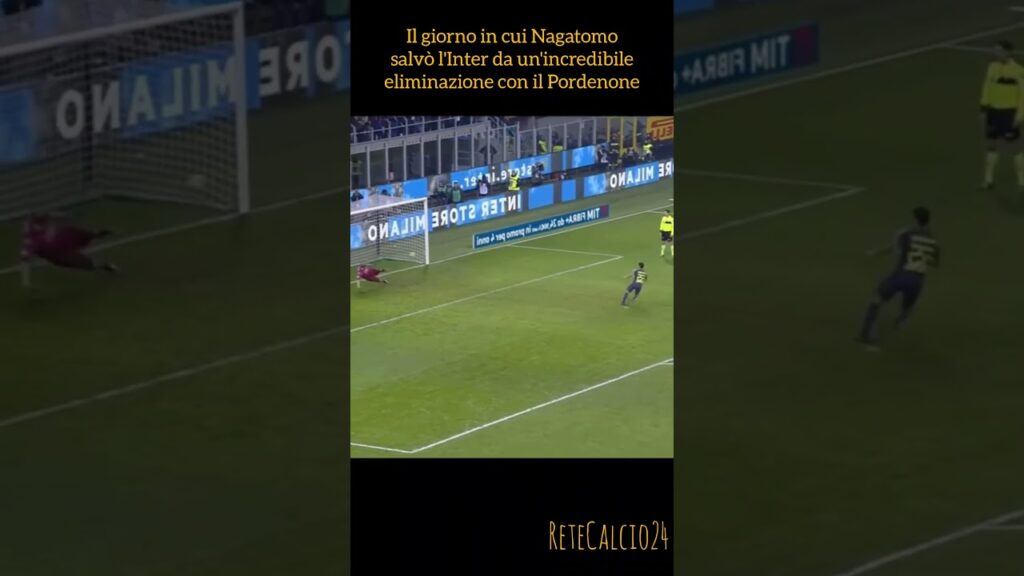 Il giorno in cui Nagatomo salvò l'Inter #Inter #nagatomo #shorts