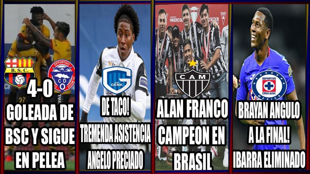 DE LUJO! TREMENDA ASISTENCIA DE ANGELO PRECIADO! GOLEADA DE BSC! ALAN FRANCO CAMPEON EN BRASIL!