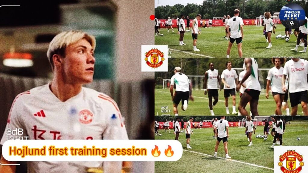 Onana on fire 🔥Højlund second training,Mount, Bruno,Casemiro in second Man United training