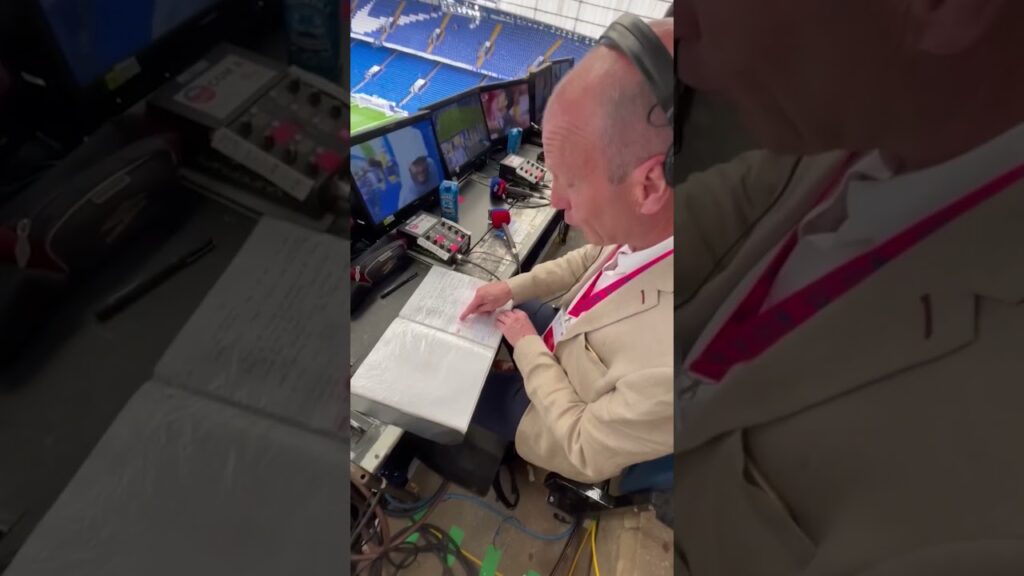 Peter Drury prepares for his FIRST Super Sunday 🎙