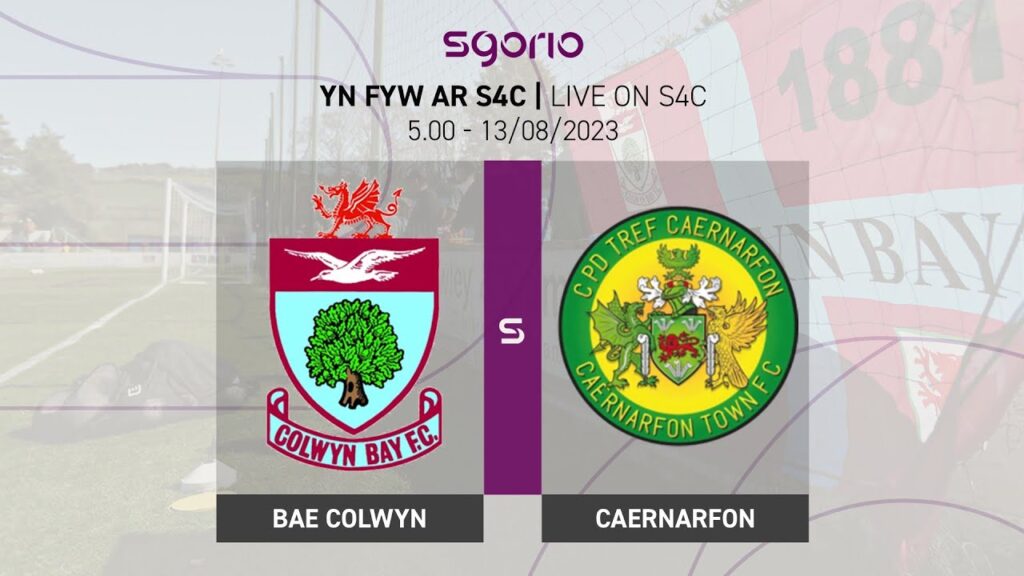 LIVE FOOTBALL | Colwyn Bay v Caernarfon | JD Cymru Premier | English commentary
