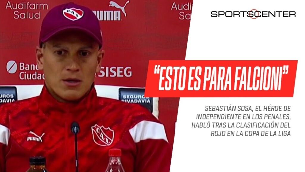 "Ayer no practicamos penales y hoy salió todo bien": Sebastián #Sosa, el HÉROE de #Independiente