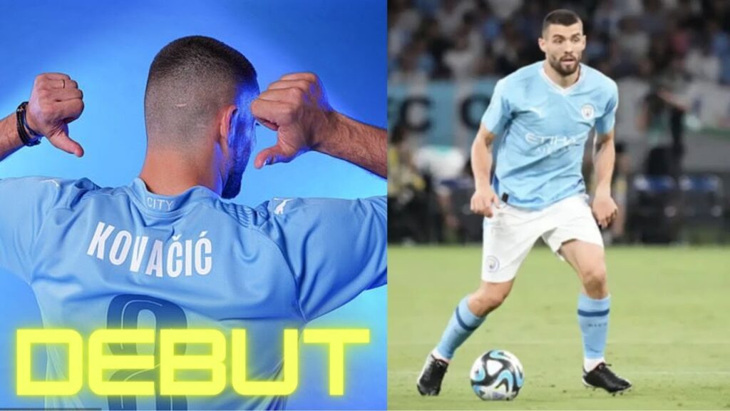 Mateo Kovacic's debut for Manchester City in the Premier League