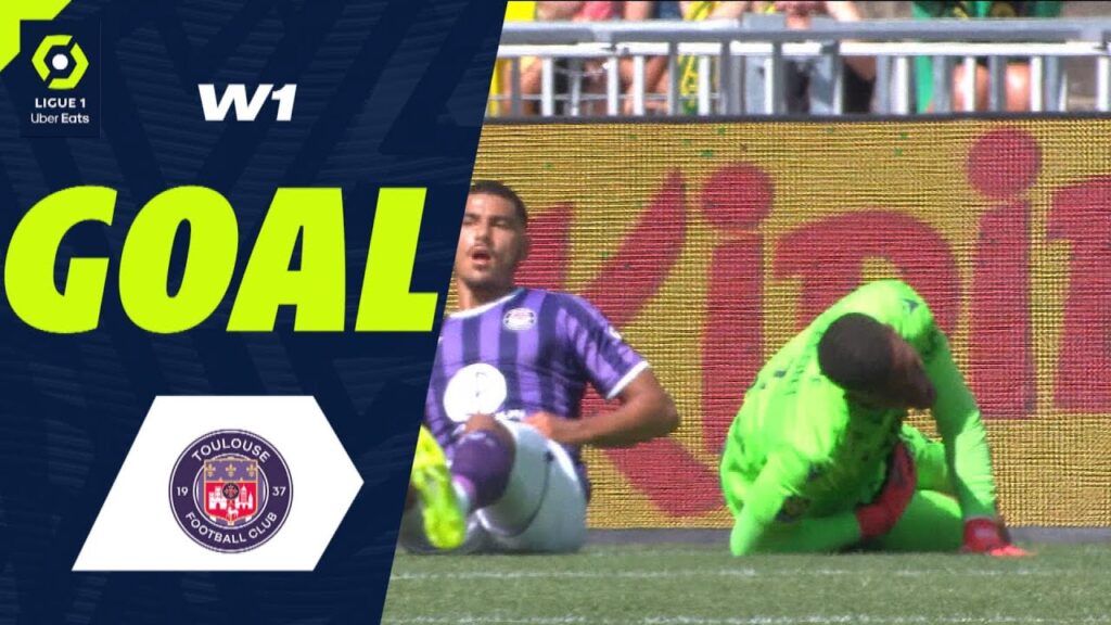 Goal Zakaria ABOUKHLAL (62' - TFC) FC NANTES - TOULOUSE FC (1-2) 23/24