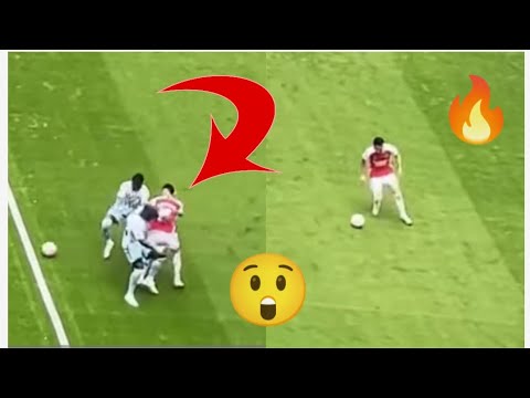 Gabriel Martinelli produces unbelievable pirouette backheel pass for Eddie Nketiah's goal