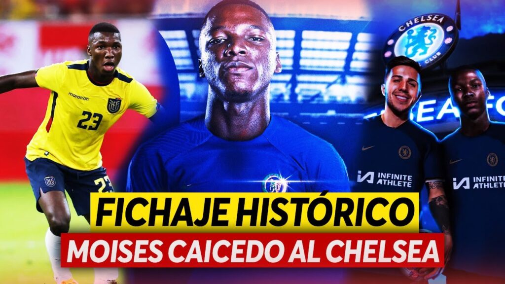 ROMPE el MERCADO del FÚTBOL MUNDIAL el ECUATORIANO MOISES CAICEDO es el NUEVO JUGADOR del CHELSEA ROMPE el MERCADO del FÚTBOL MUNDIAL el ECUATORIANO MOISES CAICEDO es el NUEVO JUGADOR del CHELSEA