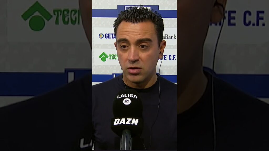 🗣️ Xavi, sobre la polémica de Getafe: "No veo mano de Gavi por ninguna parte" #LALIGAenDAZN