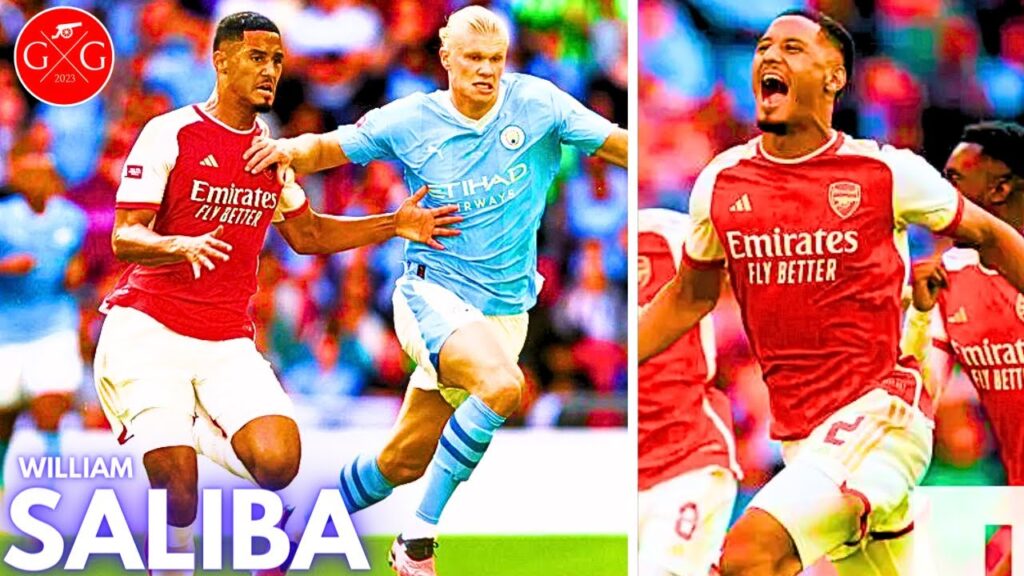 William Saliba POCKETING Haaland vs Man City | Community Shield 2023 | Gooner's Galaxy