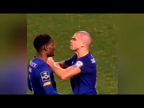 FC Porto Pepe captain got into a fight with teammate Mamadou Lam
