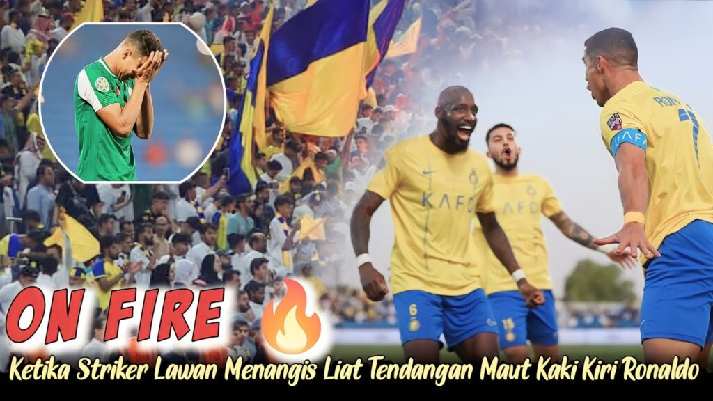 Ronaldo Menggila😱 Tendangan Kaki Kiri CR7 Membuat Pemain Raja CA Menangis Tak Karuan
