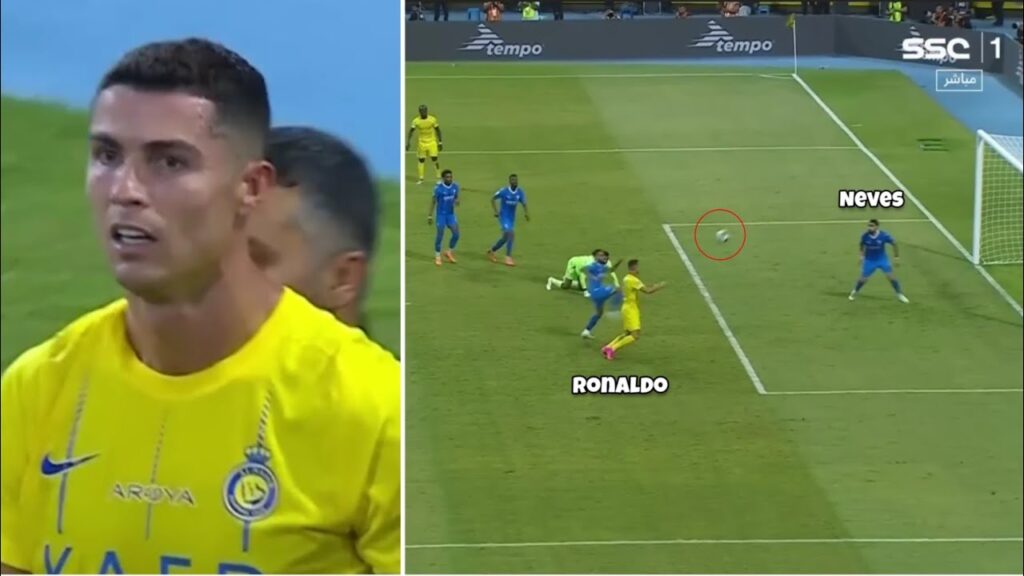 Cristiano Ronaldo Goal vs Rúben Neves in Al Nassr vs Al Hilal!!🥶🇵🇹⚽