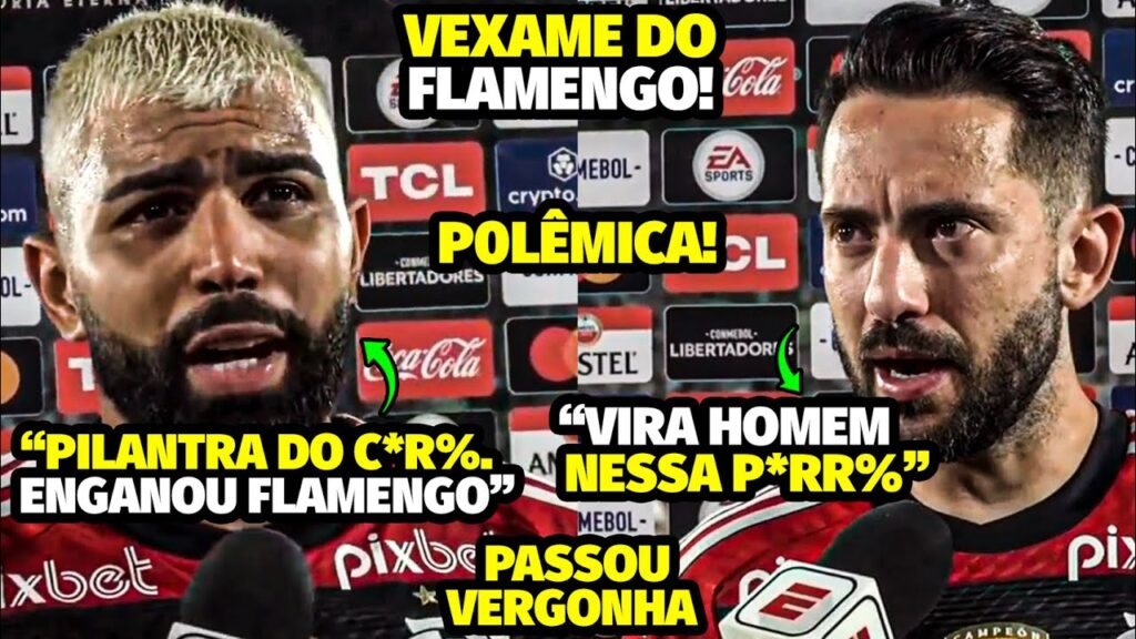 VEXAME! A ACUSAÇÃ0 GRAVÍSSIMA DE GABIGOL APÓS A ELIMINAÇÃO E EVERTON RIBEIRO COBRA JOGADOR DO MENGÃO