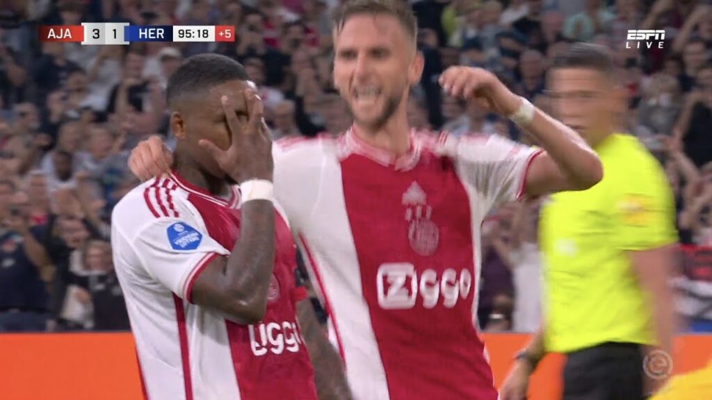 Steven Bergwijn doelpunt, Ajax vs Heracles (4-1) Alle doelpunten en uitgebreide hoogtepunten