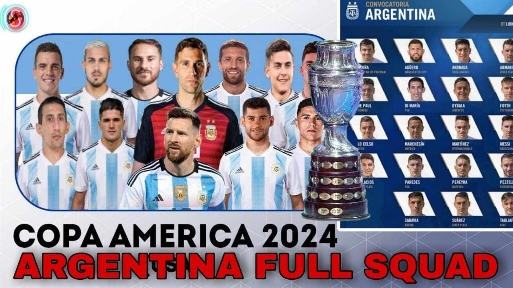 Argentina Full Squad Copa America 2024 | Argentina Team 2024 | Argentina Upcoming Match