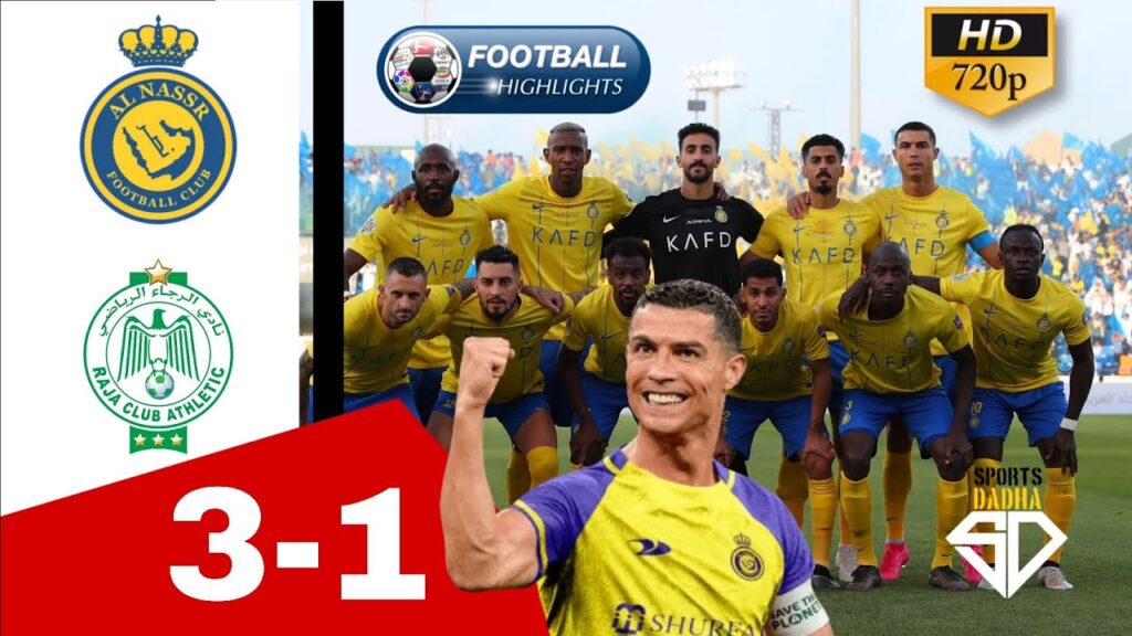 𝐀𝐋 𝐍𝐀𝐒𝐒𝐑𝐅𝐂 𝐕/𝐒 𝐑𝐀𝐉𝐀 𝐂𝐀 3-1 𝐇𝐈𝐆𝐇𝐋𝐈𝐆𝐇𝐓𝐒 #alnassrfc #saudiproleague #ronaldo #subscribe #highlights