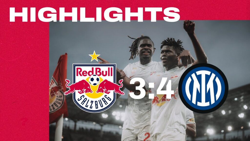 HIGHLIGHTS | FC Red Bull Salzburg 3-4 Inter | Karim Konate-Doppelpack reicht leider nicht