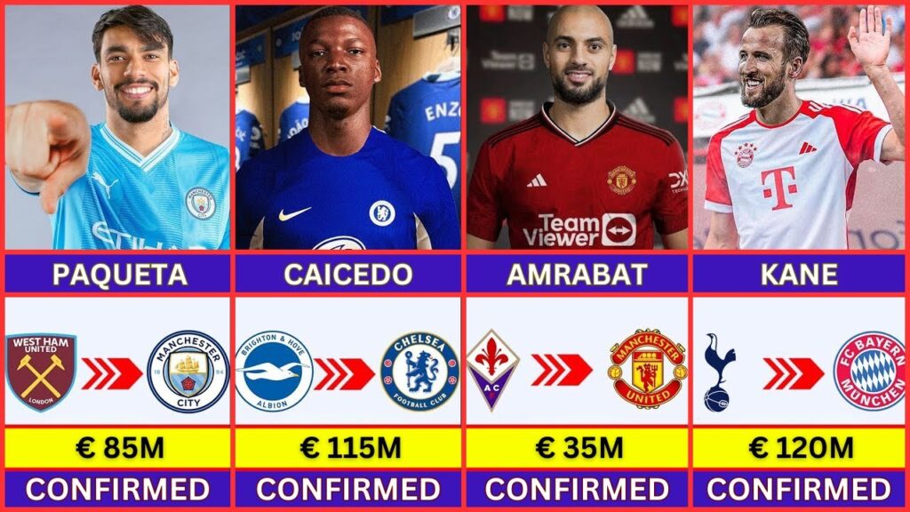 🚨 ALL CONFIRMED TRANSFER NEWS TODAY SUMMER 2023,CAICEDO TO CHELSEA, SOFYAN AMRABAT TO UNITED,KANE TO 🚨 ALL CONFIRMED TRANSFER NEWS TODAY SUMMER 2023,CAICEDO TO CHELSEA, SOFYAN AMRABAT TO UNITED,KANE TO
