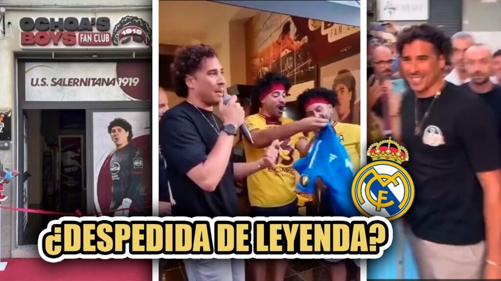 ¡IMPRESIONANTE RECIBIMIENTO! Ochoa AL MADRID! ASÍ lo RECIBIERON en Salernitana