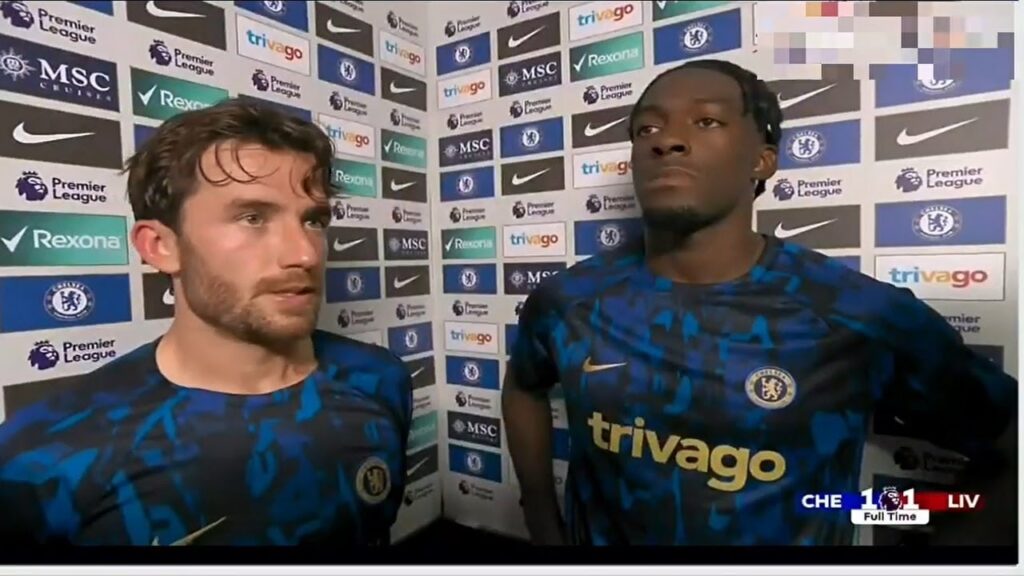 Ben Chilwell & Axel Disasi I Chelsea FC 1-1 Liverpool I Post Match Interview