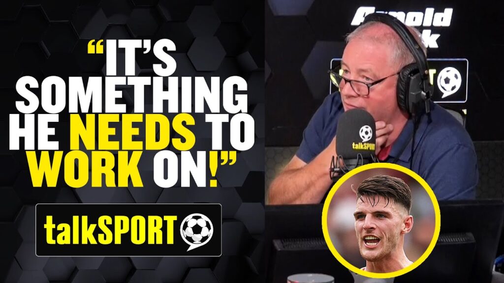 Ally McCoist believes Declan Rice MUST be MORE present in attack for success at Arsenal! 👀