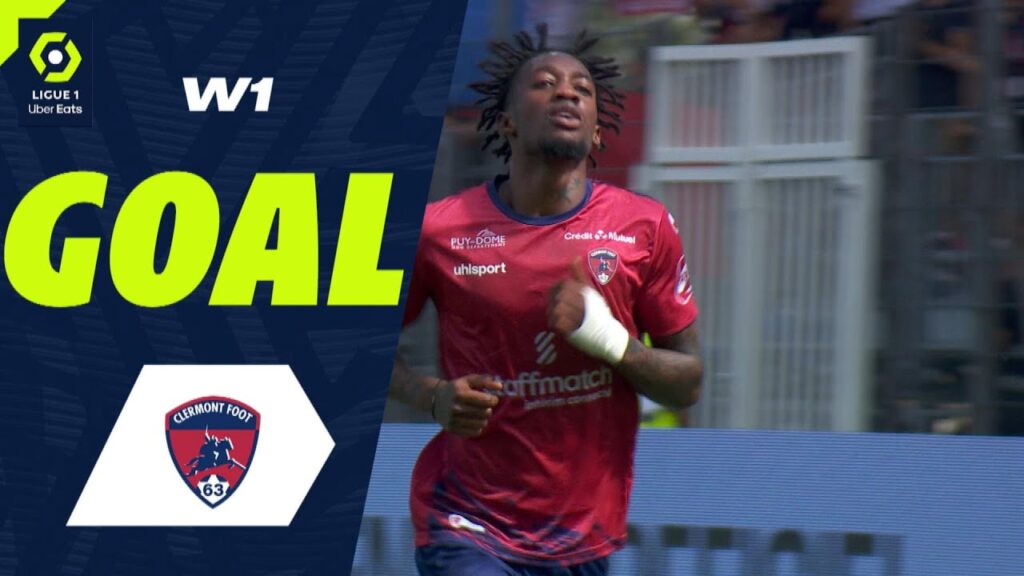 Goal Muhammed Cham SARACEVIC (53' - CF63) CLERMONT FOOT 63 - AS MONACO (2-4) 23/24