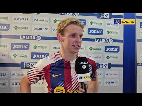 ¡Frenkie de Jong pasó por las cámaras de #TigoSportsBolivia, el mediocampista habló sobre el empate.