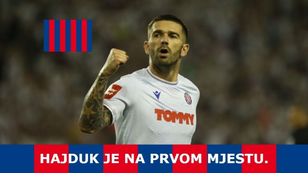 HAJDUK JE NA PRVOM MJESTU