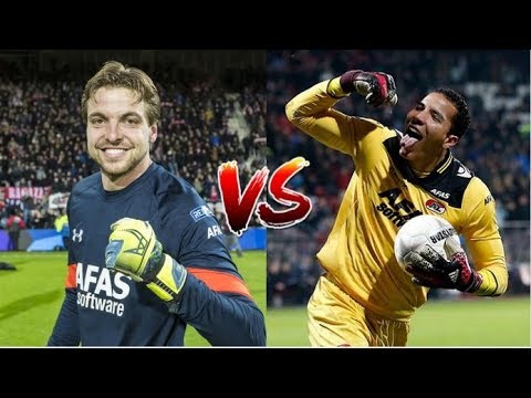 Krul vs Esteban penalty killers - AZ Alkmaar Video's
